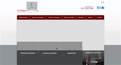 Desktop Screenshot of humanconsult.cl